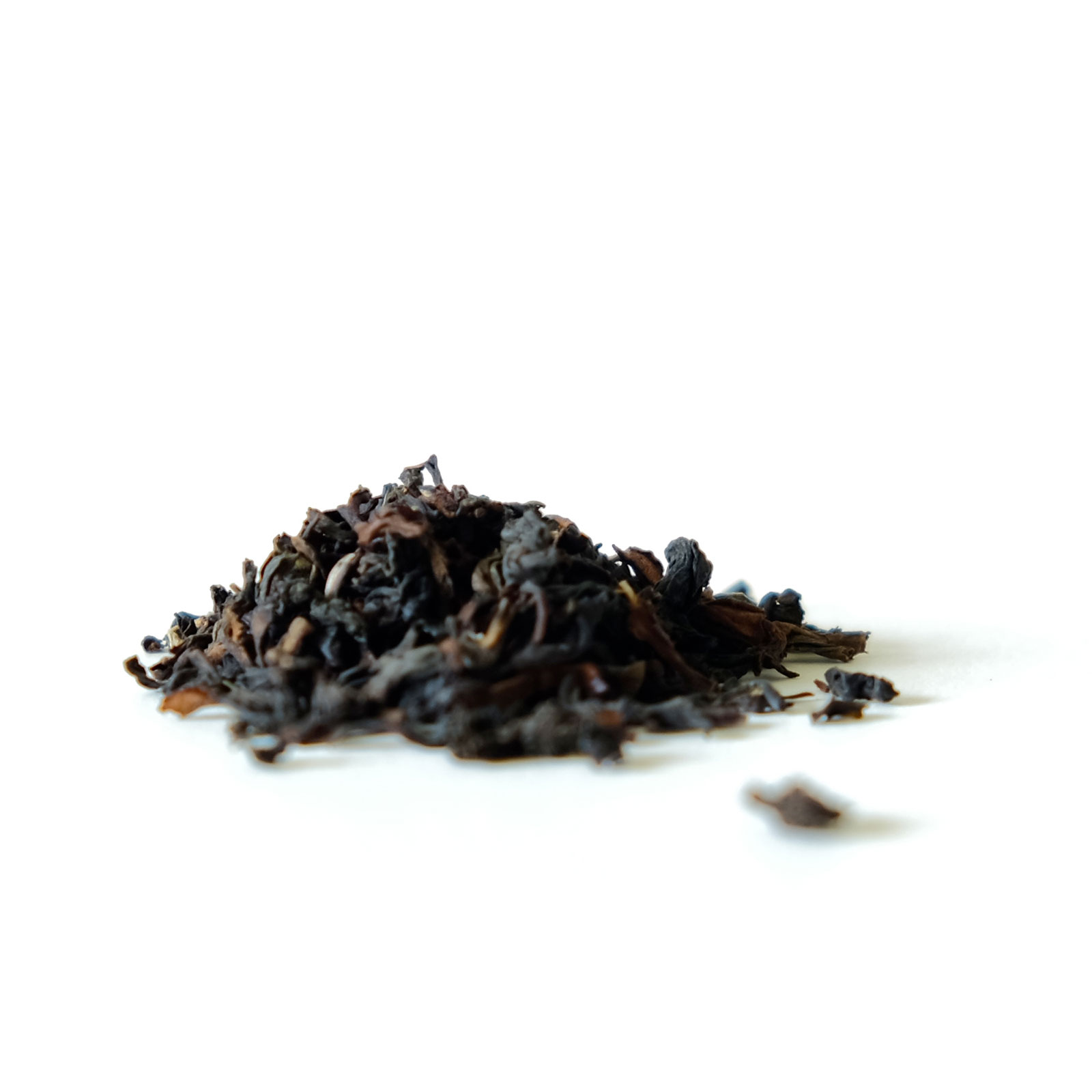 Feuilles de thé noir Darjeeling d'Inde