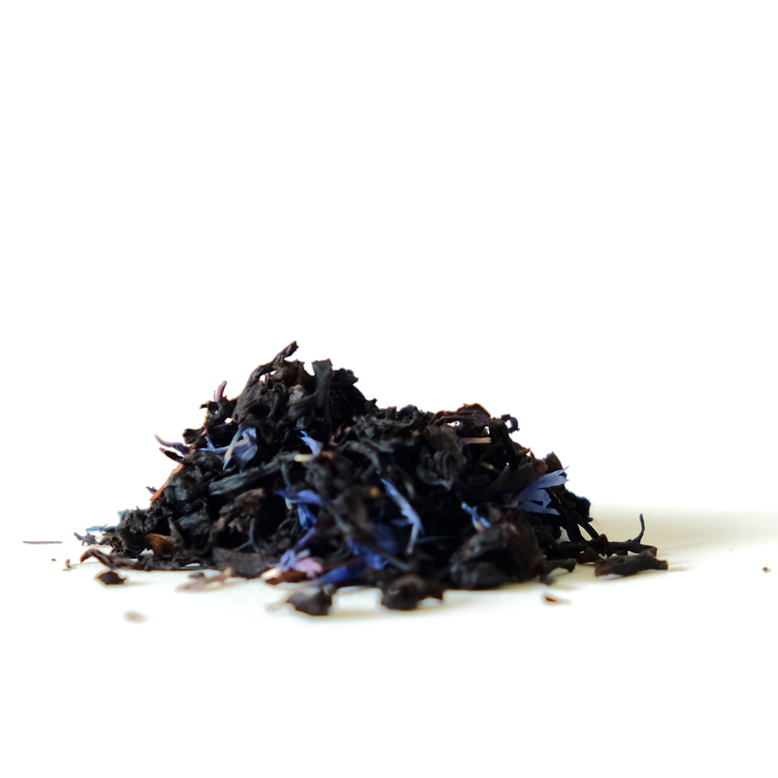 Feuilles de thé noir bio et fleurs séchées